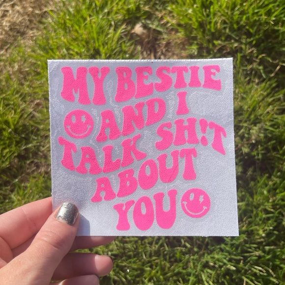 Groovy Bestie Vinyl Decal | Car Decal - Picture 5 of 8